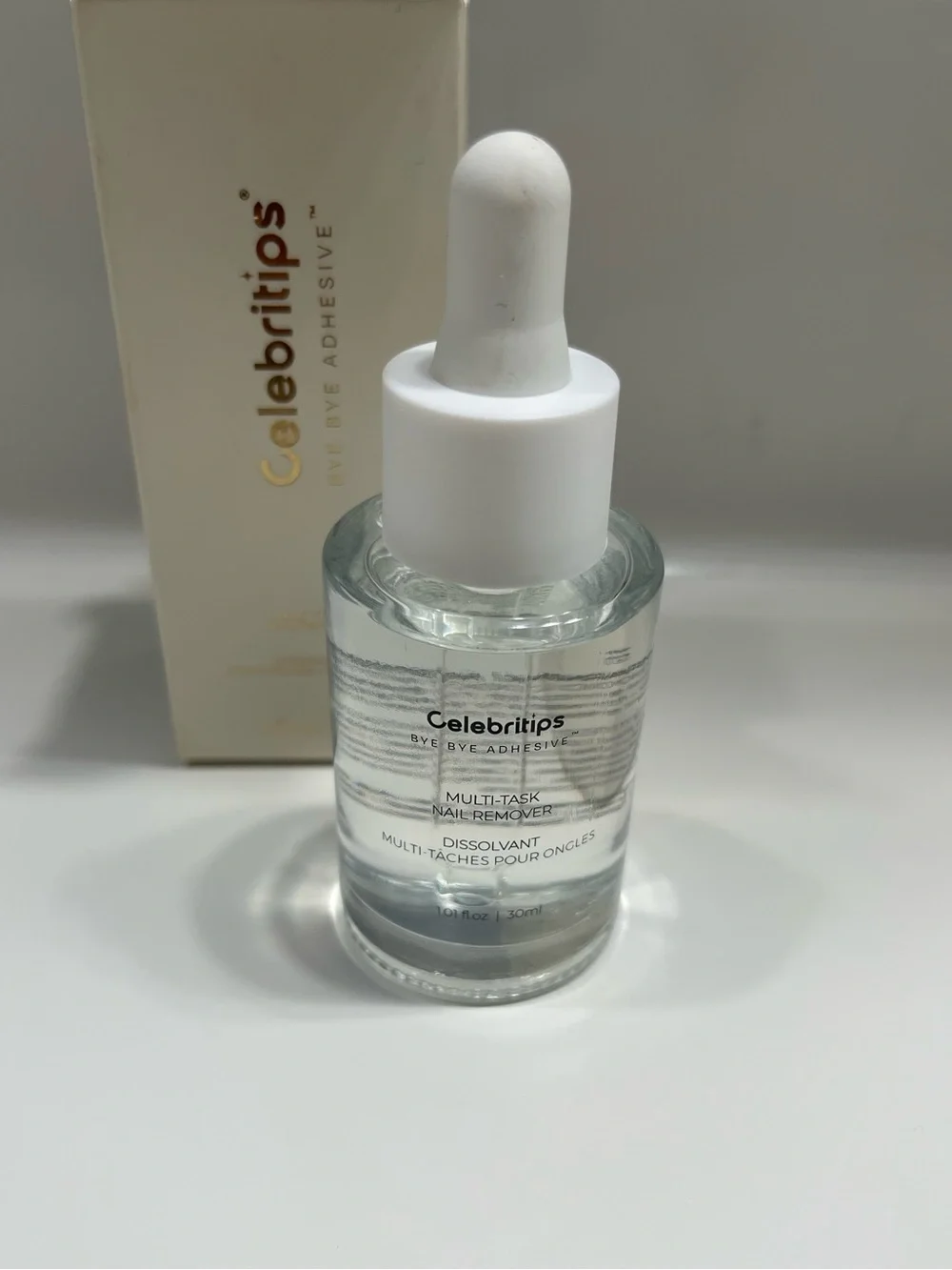 Celebritips Bye Bye Adhesive Press On Nail Remover New